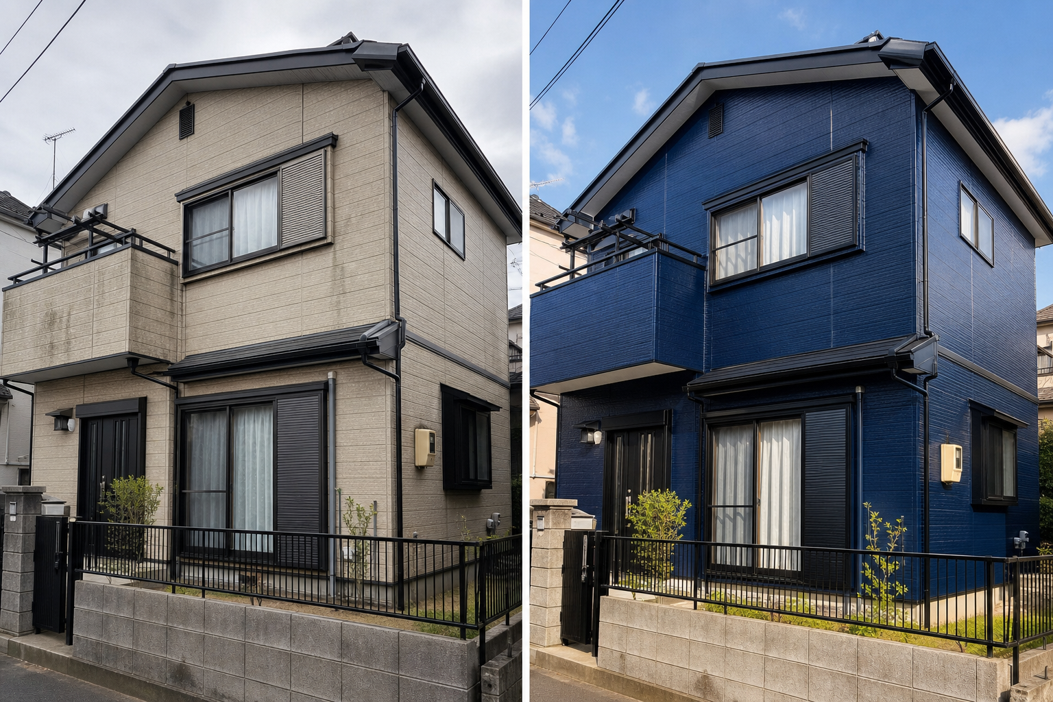 外壁塗装 Before/After