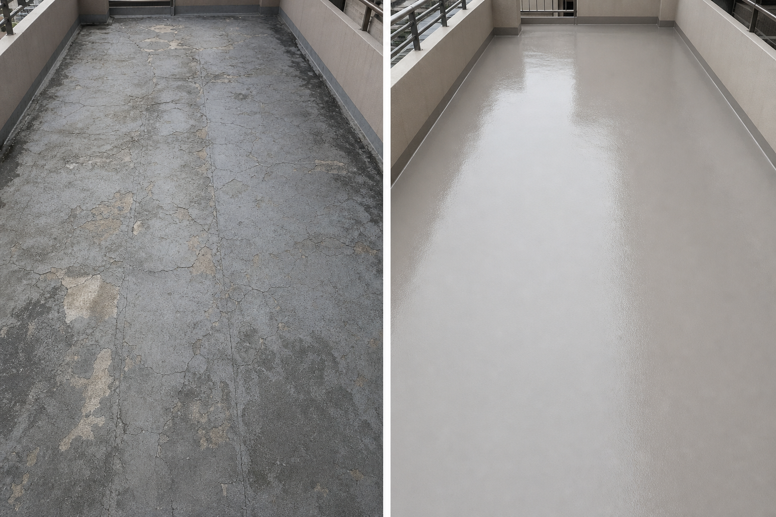 防水工事 Before/After
